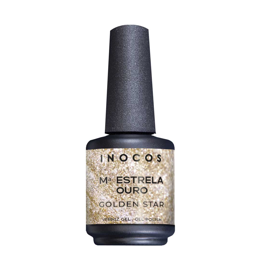 Inocos verniz gel maria estrela ouro