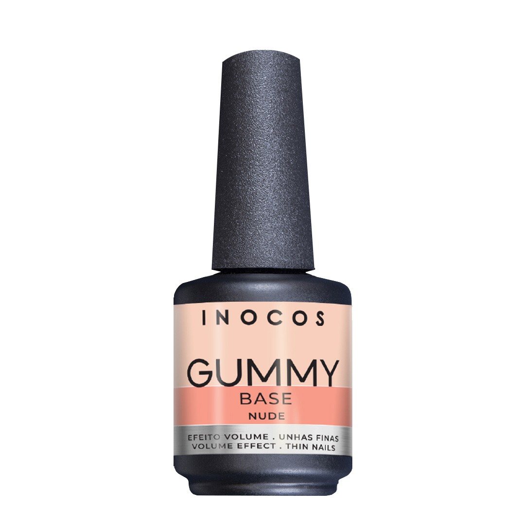 Inocos gummy base para unhas de gel nude