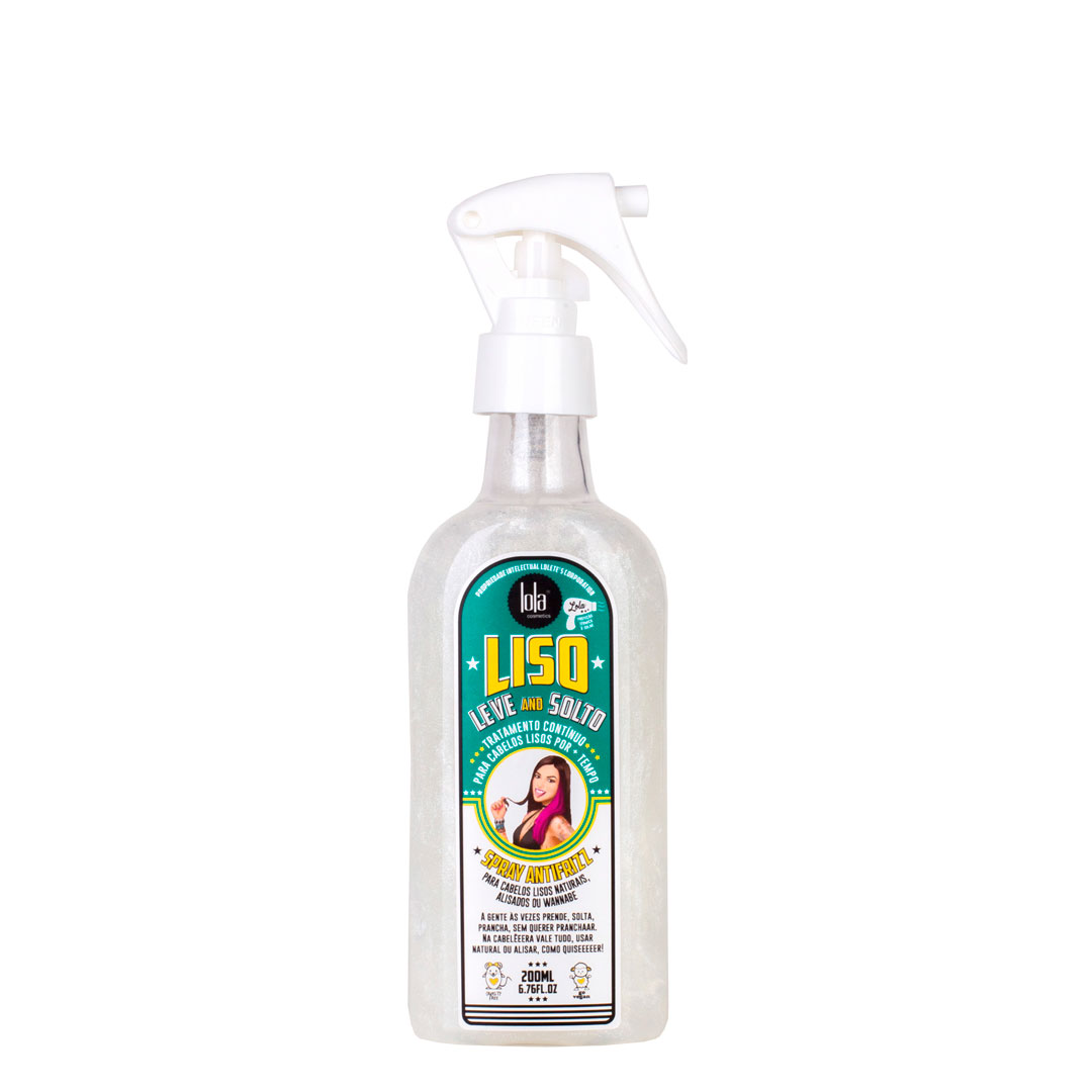 Lola Liso Leve and Solto spray anti frizz