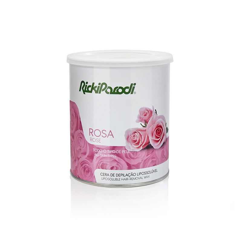 Rickiparodi lata cera titânio rosa