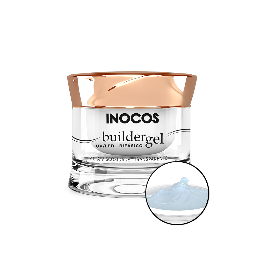 Inocos gel construção de unhas de gel alta viscosidade transparente