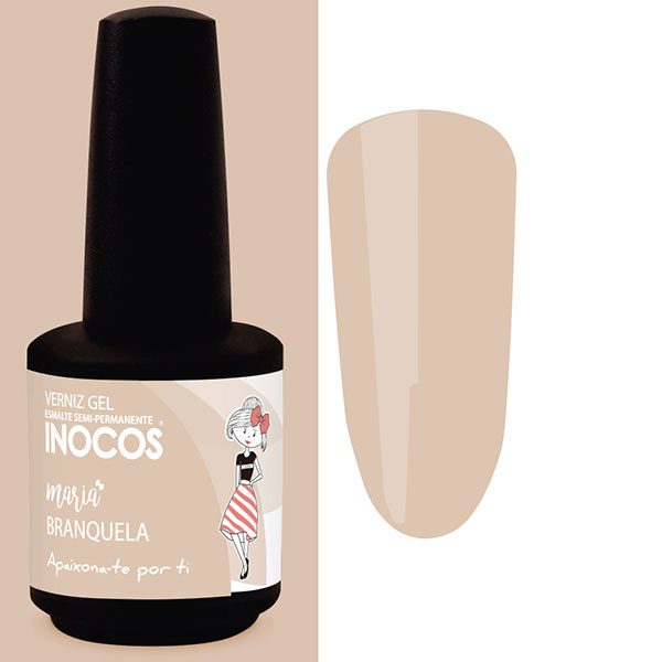 Inocos esmalte gel Maria Bonita Branquela