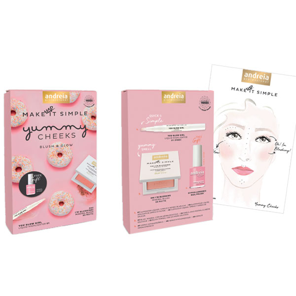 Andreia Makeup Kit Yummy Cheeks Andreia Makeup Kit Yummy Cheeks