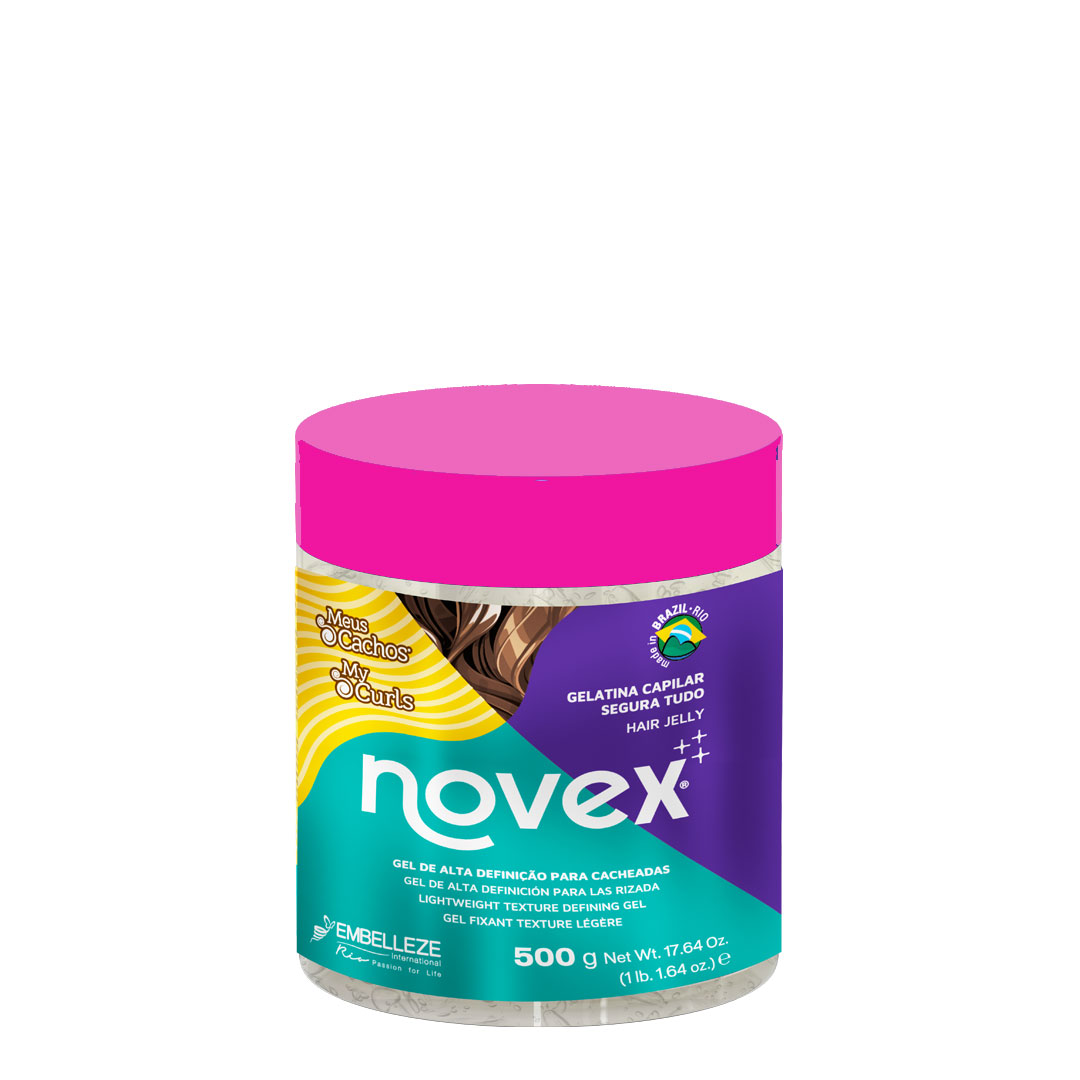 Novex Meus Cachos gelatina segura tudo