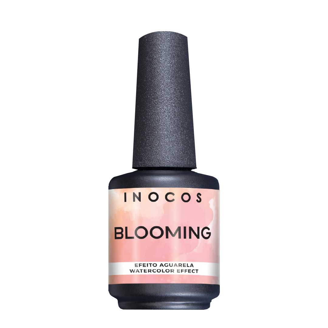 Inocos verniz blooming gel de unhas efeito aquarela