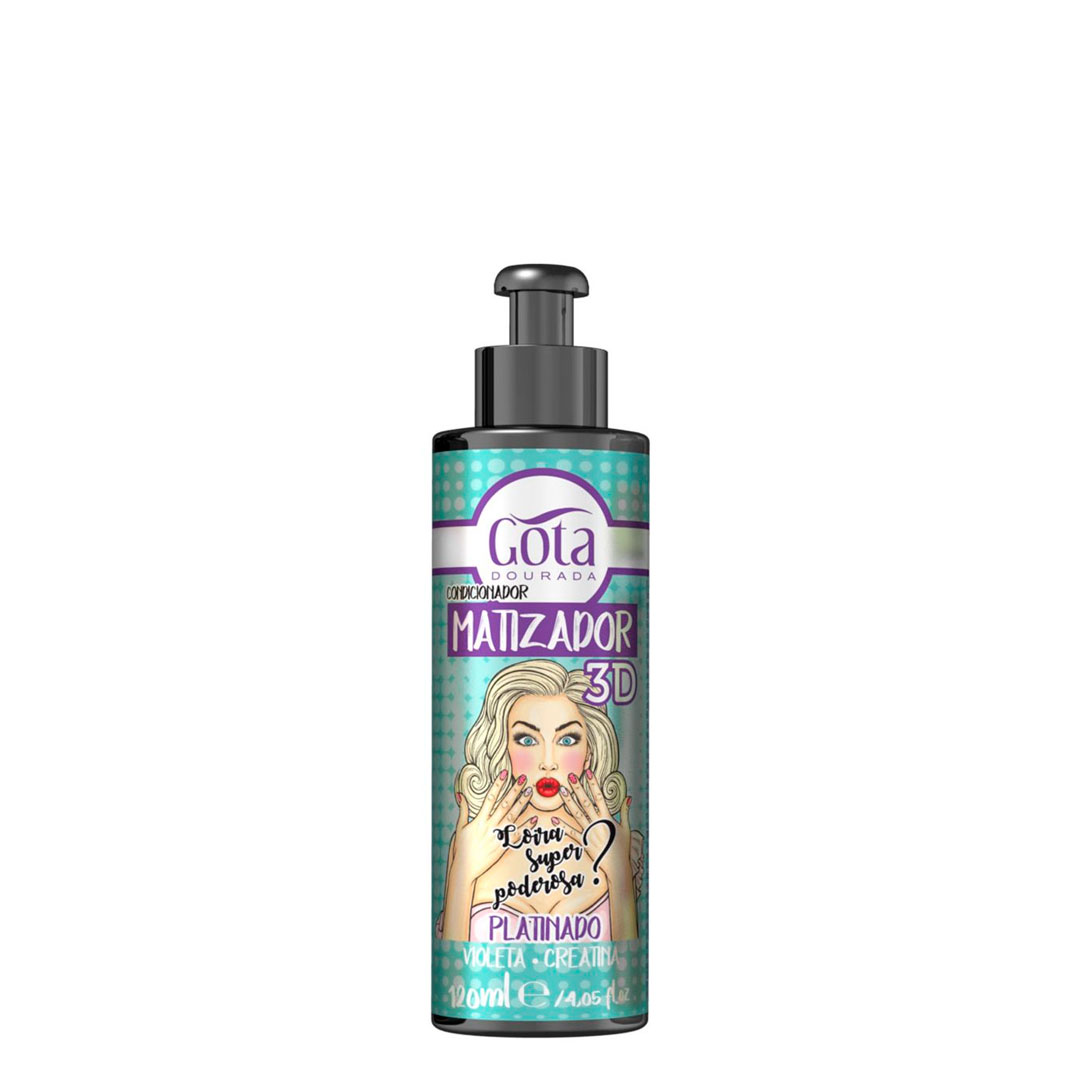 Gota Dourada Matizador 3D platinum