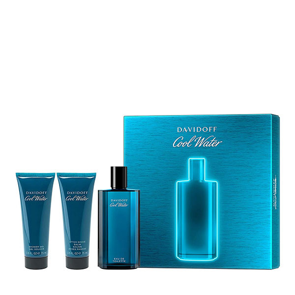 Davidoff Cool Water coffret EDT Vap 125ml+ASB75ml+G75ml