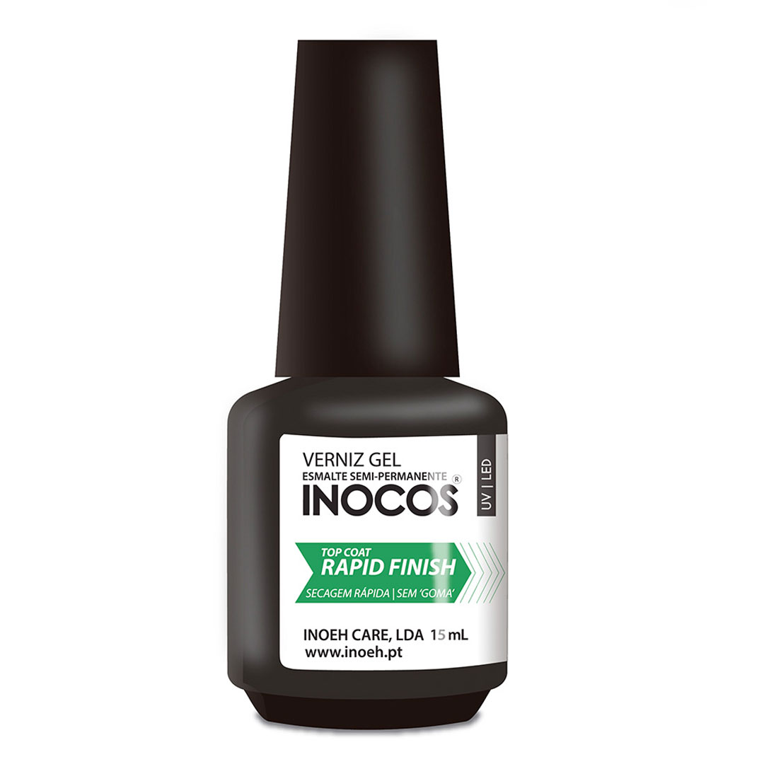 Inocos verniz top coat de unhas rapid finish
