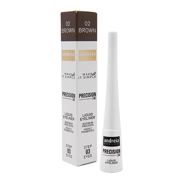 Andreia Makeup Precision Line - Liquid Eyeliner 02 - Brown