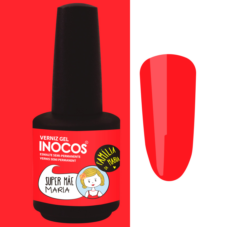 Inocos esmalte gel a família da maria - super mãe maria