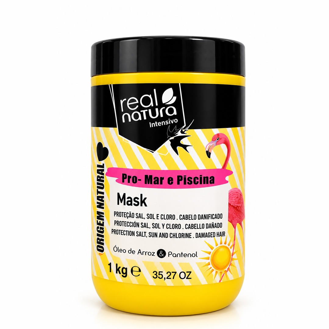 Real Natura Pro-Mar e Piscina máscara sem sal