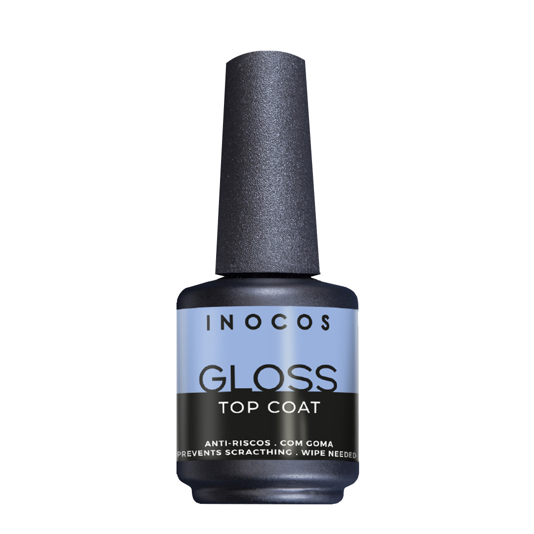 Inocos verniz gloss top coat de unhas