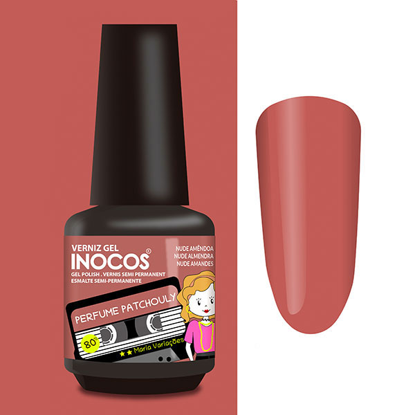 Inocos esmalte gel maria variações patchouly