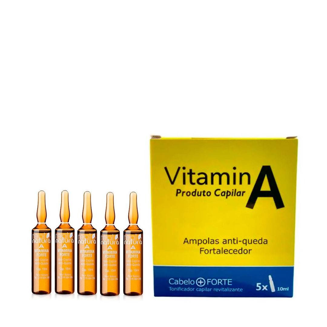 Real Natura ampollas anticaída vitamina A 5x10ml