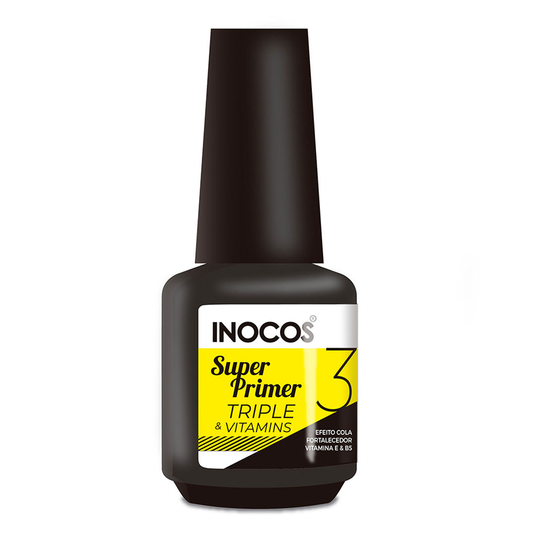 Inocos verniz super primer triplo e vitaminas de unhas