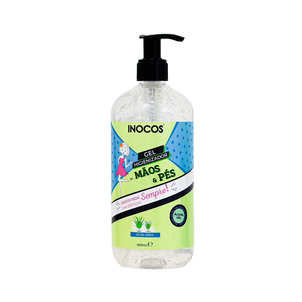 Inocos gel higienizador mãos 70º álcool