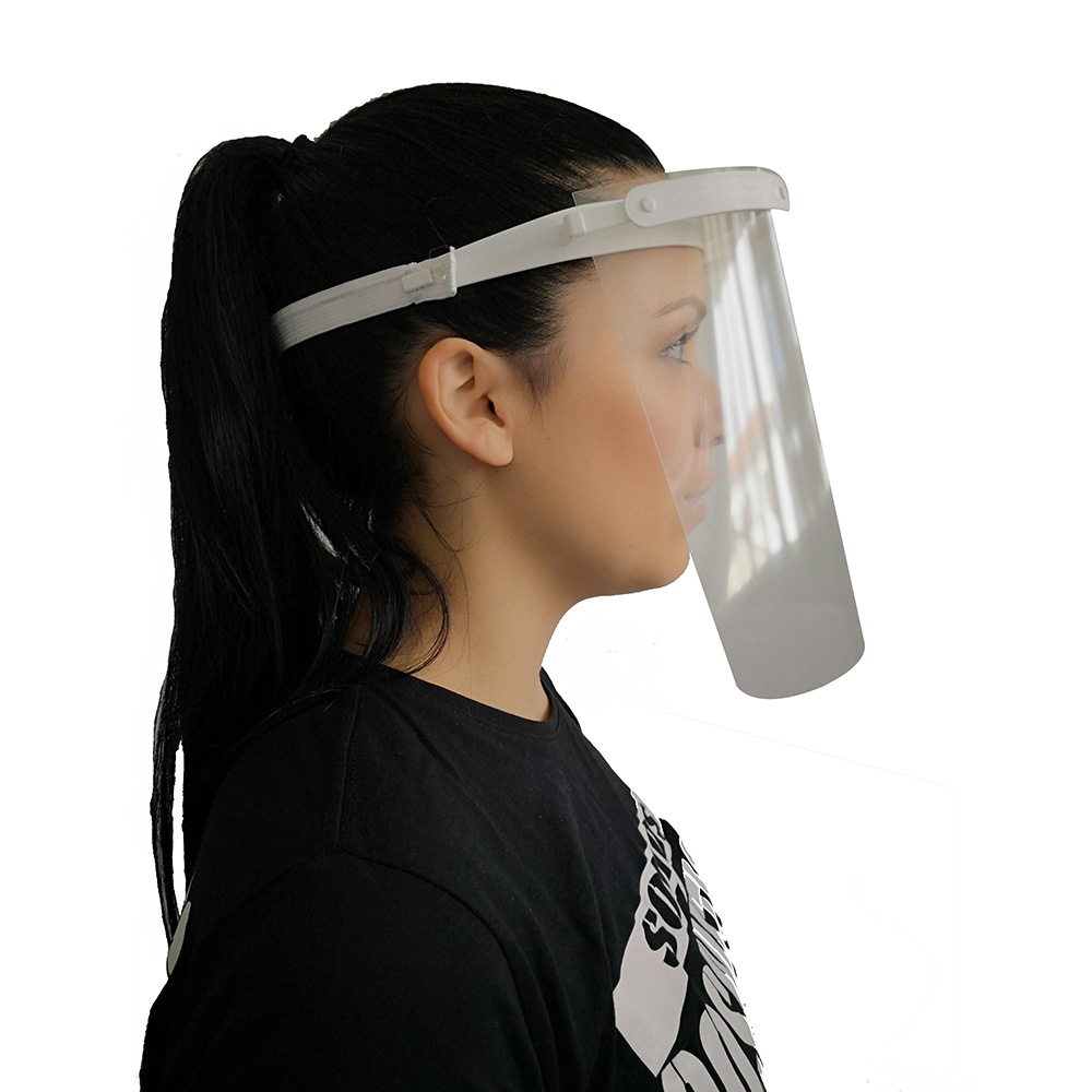 LK viseira proteção facial com elástico / silicone