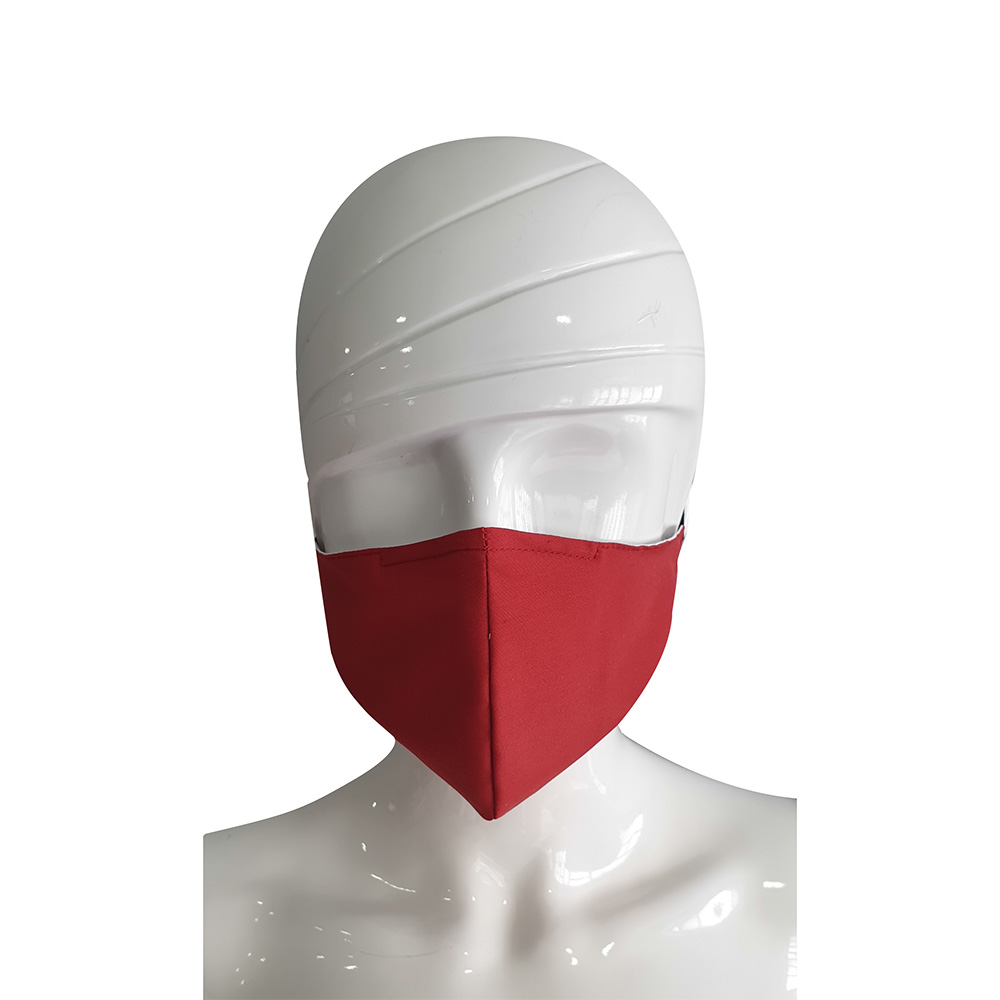 Real Natura máscara proteção lavável uso social - Vermelho M