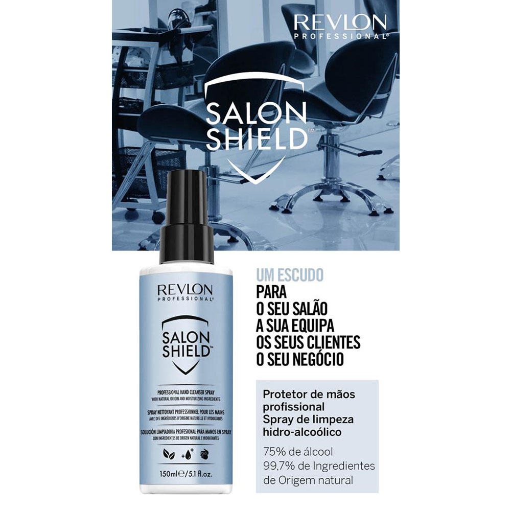 Revlon Salon Shield gel hidro álcool 75º