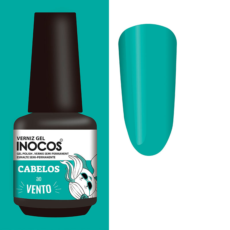 Inocos esmalte gel Maria à solta cabelos ao vento