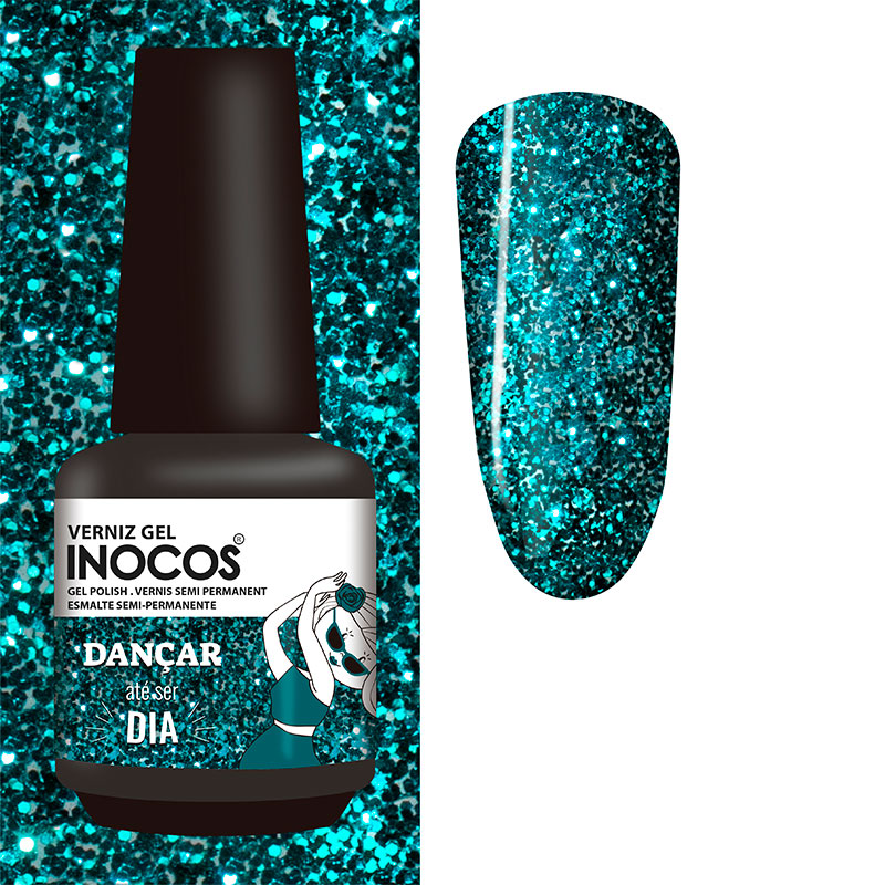 Inocos esmalte gel Maria à solta dançar até ser dia