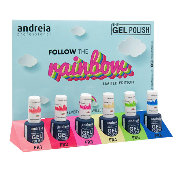 Andreia The Gel Polish Coleção Follow the Rainbow