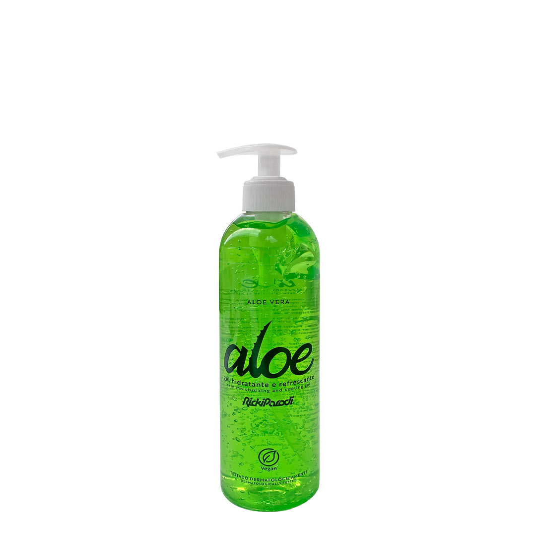 Rickiparodi gel de aloe vera hidratante y refrescante