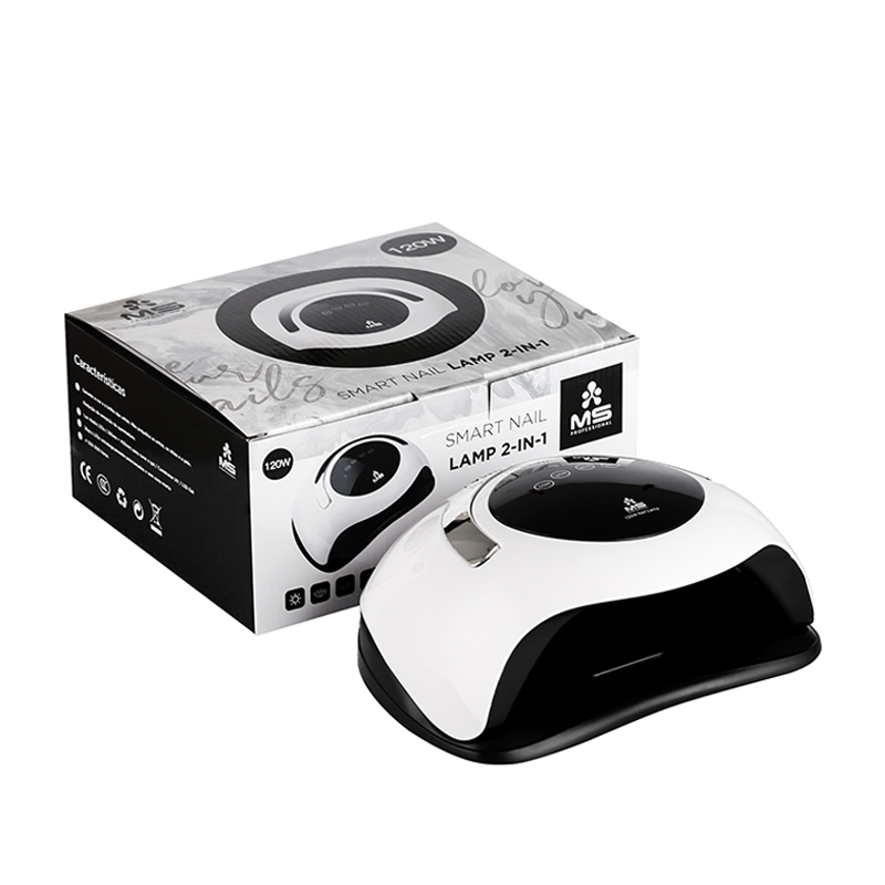 MS catalisador smart 2 em 1 LED UV duplo 120W branco