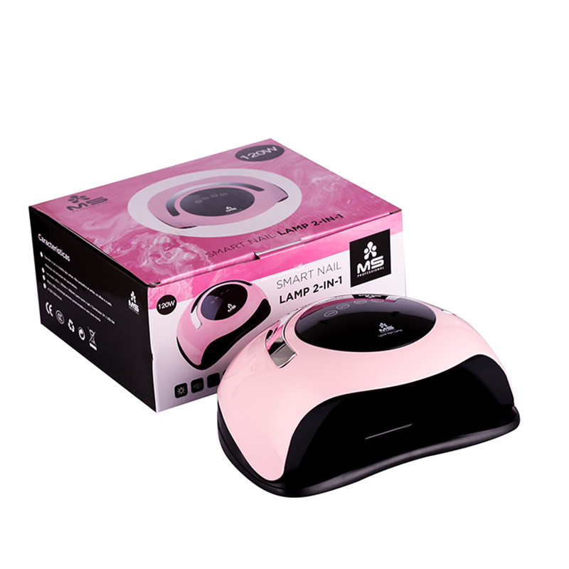 MS catalizador smart 2 en 1 LED UV doble 120W rosa