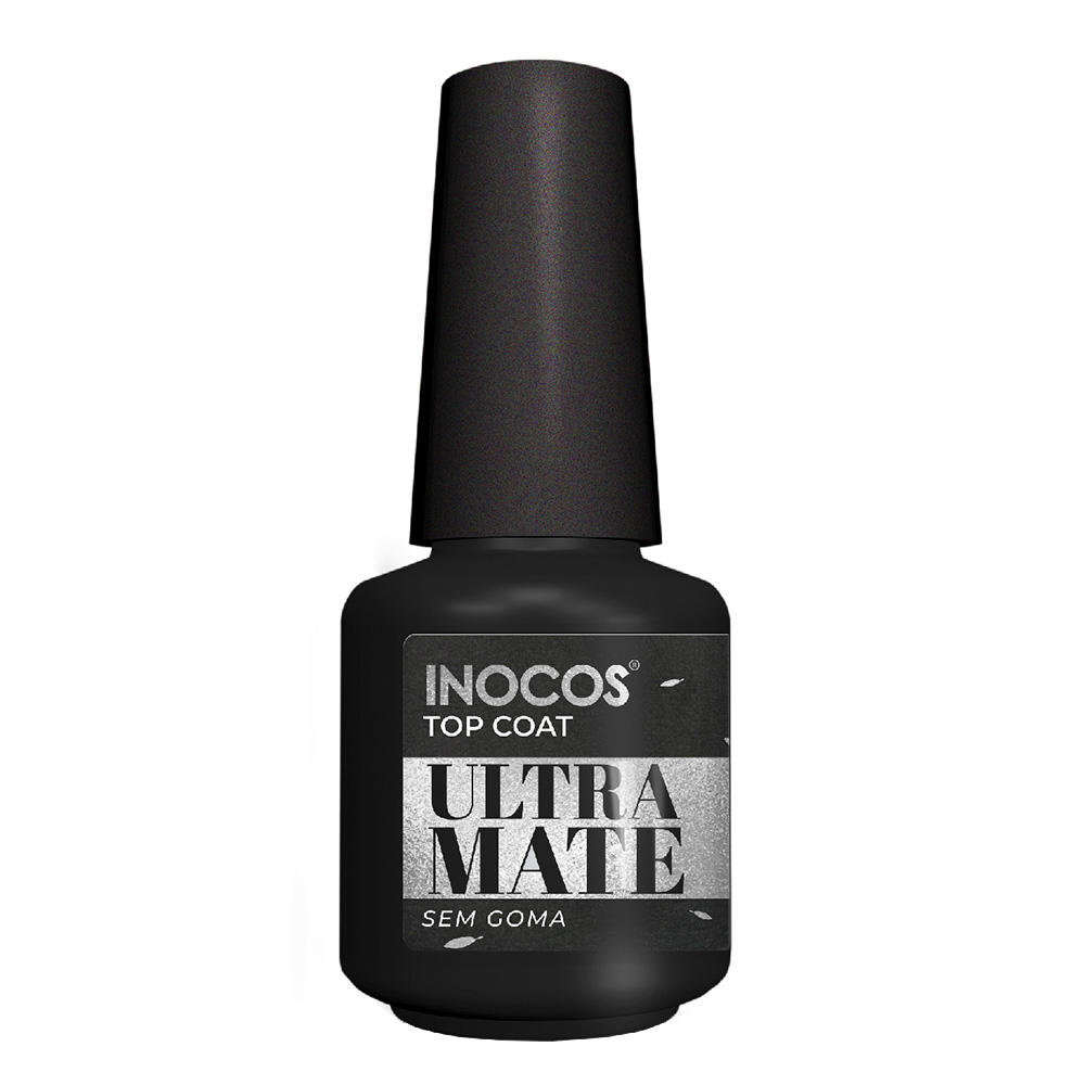 Inocos verniz top coat de unhas ultra mate