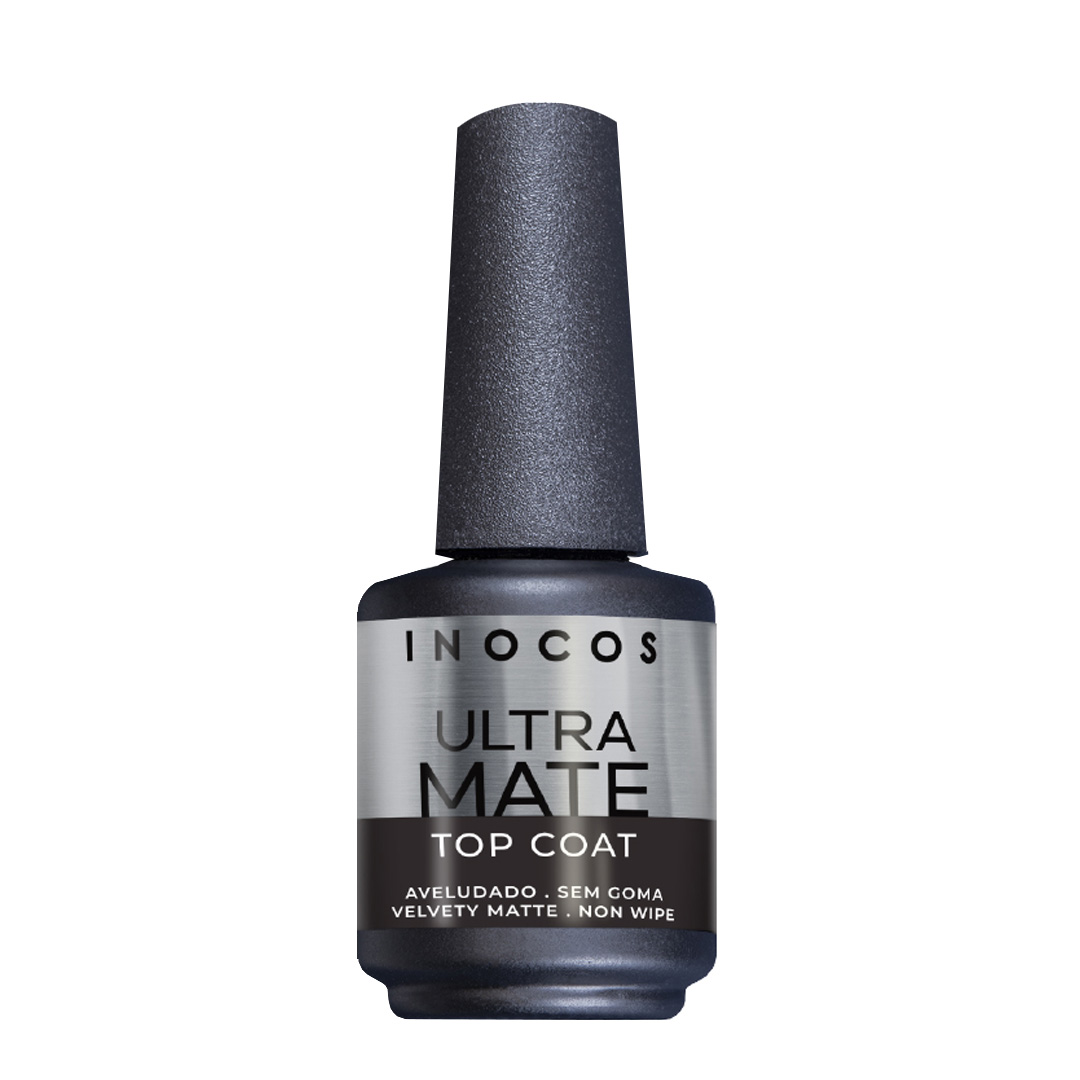 Inocos verniz top coat de unhas ultra mate