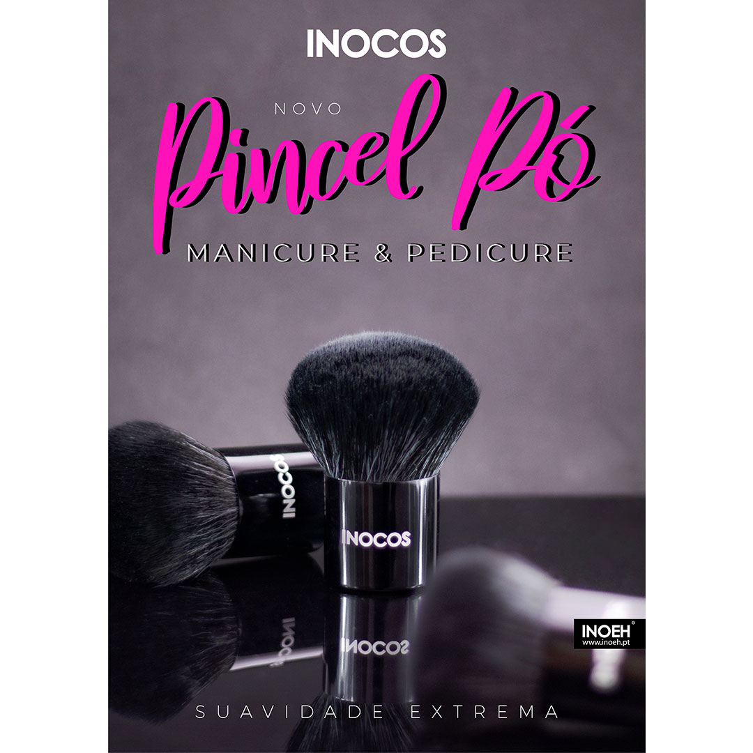 Inocos pincel pó de unhas de gel