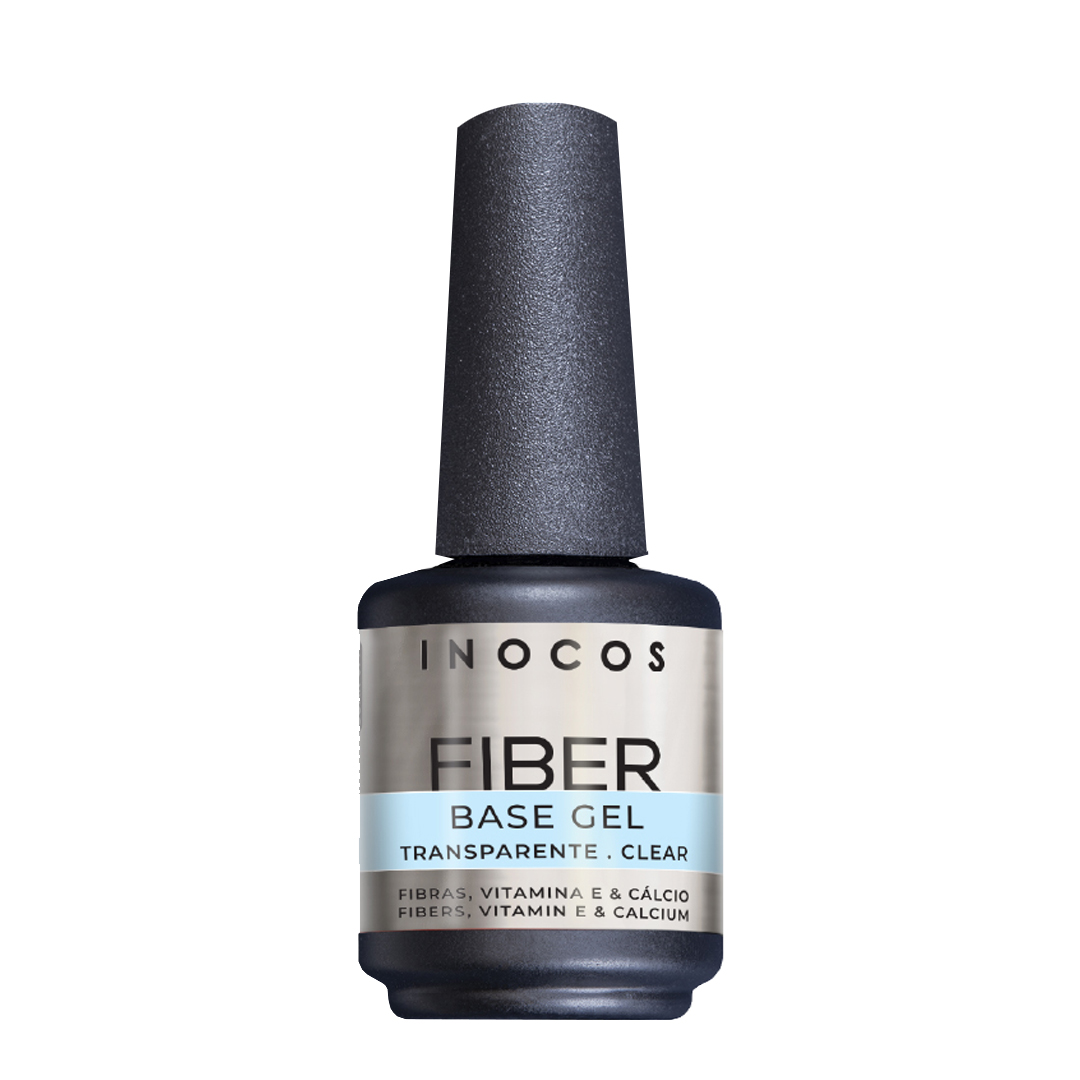 Inocos fiber base gel de unhas transparente