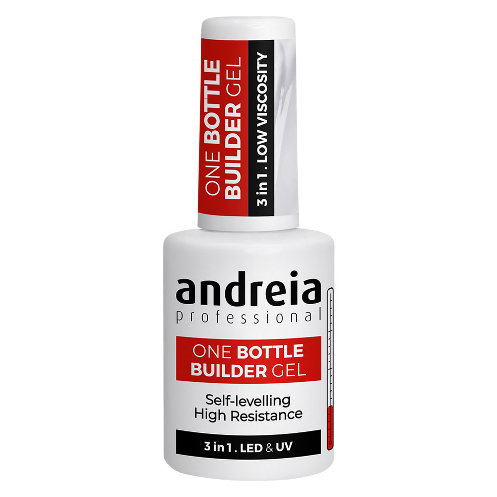 Andreia One Bottle gel de construcción de uñas transparente