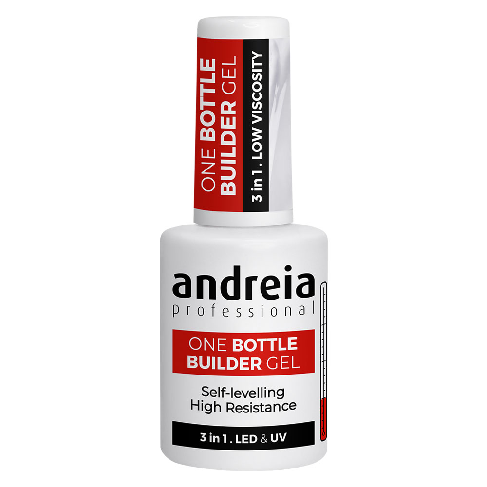 Andreia One Bottle gel de construção de unhas transparente