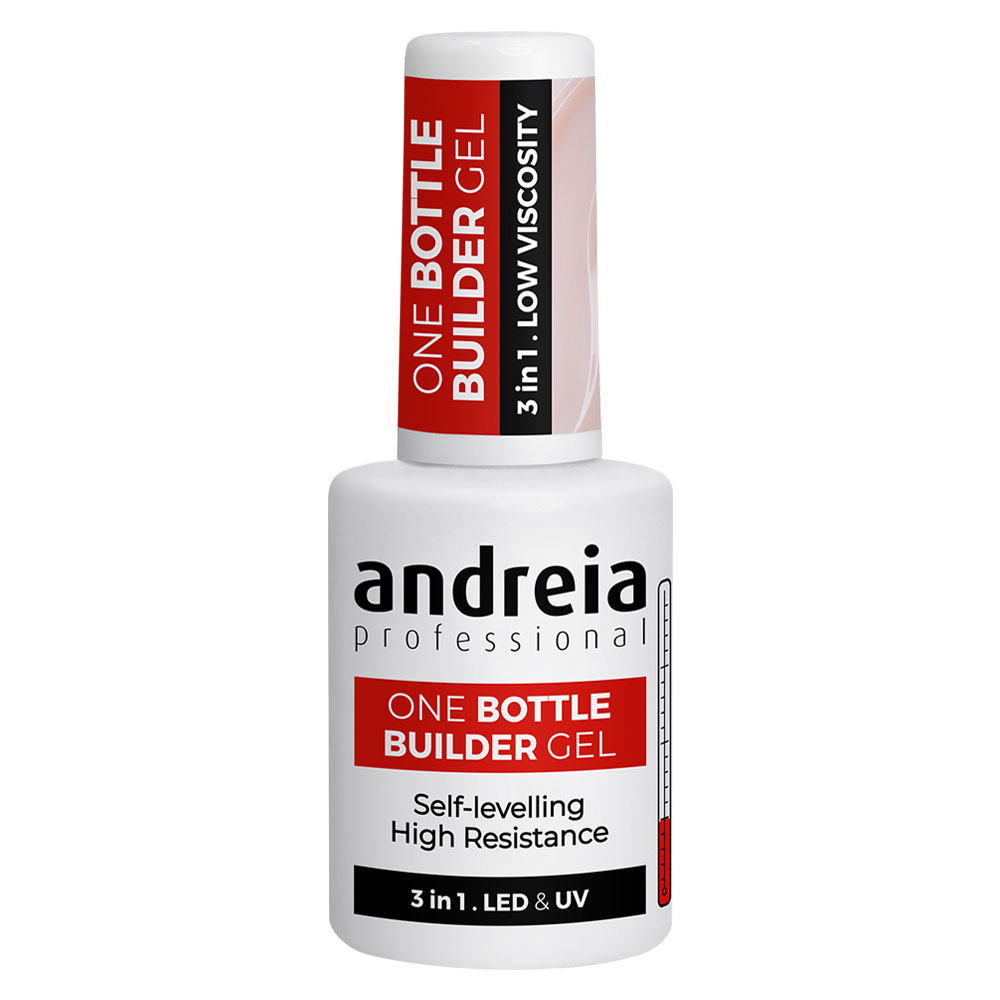 Andreia One Bottle gel de construção de unhas nude