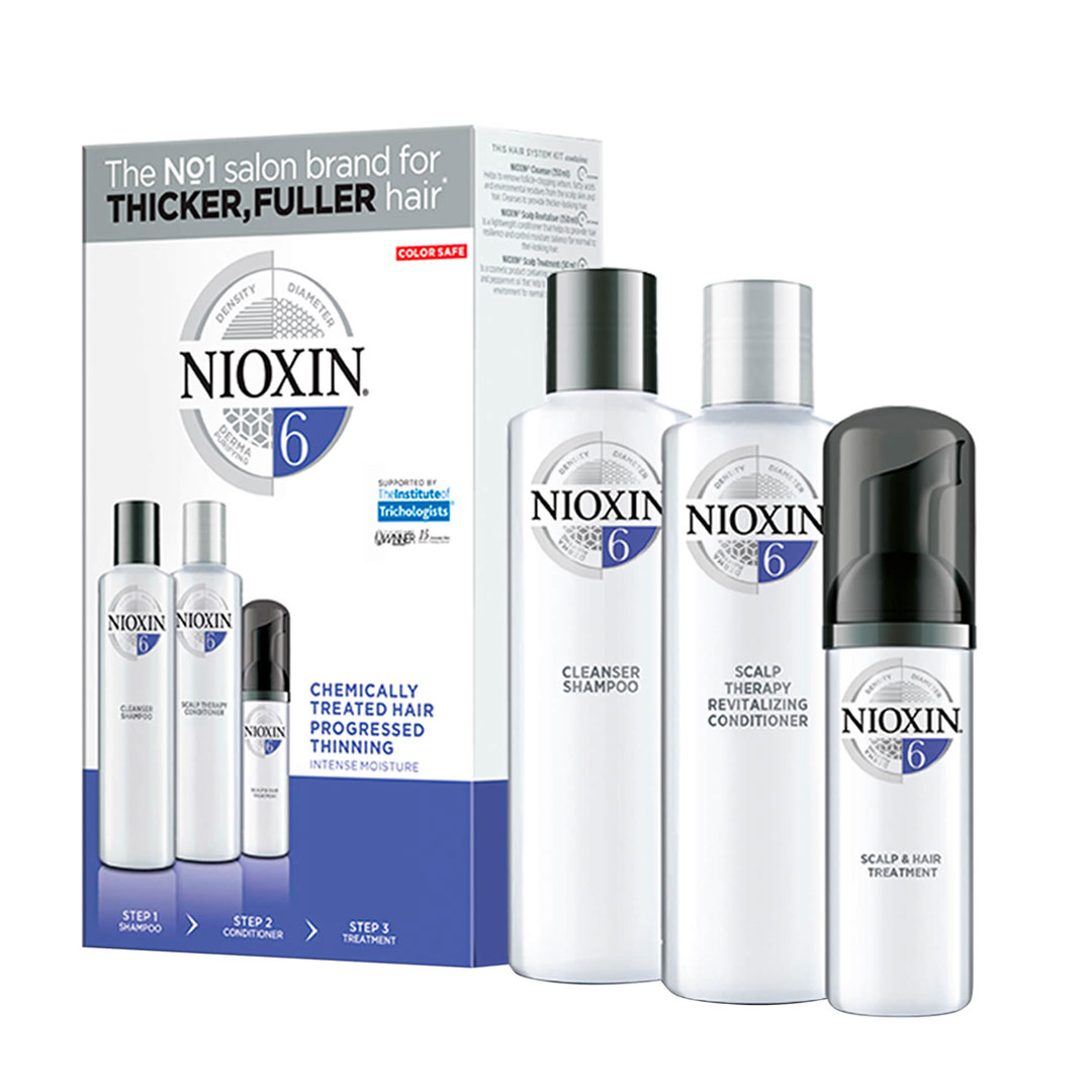 Nioxin Kit System 6- cabello tratado químicamente con pérdida de densidad avanzada