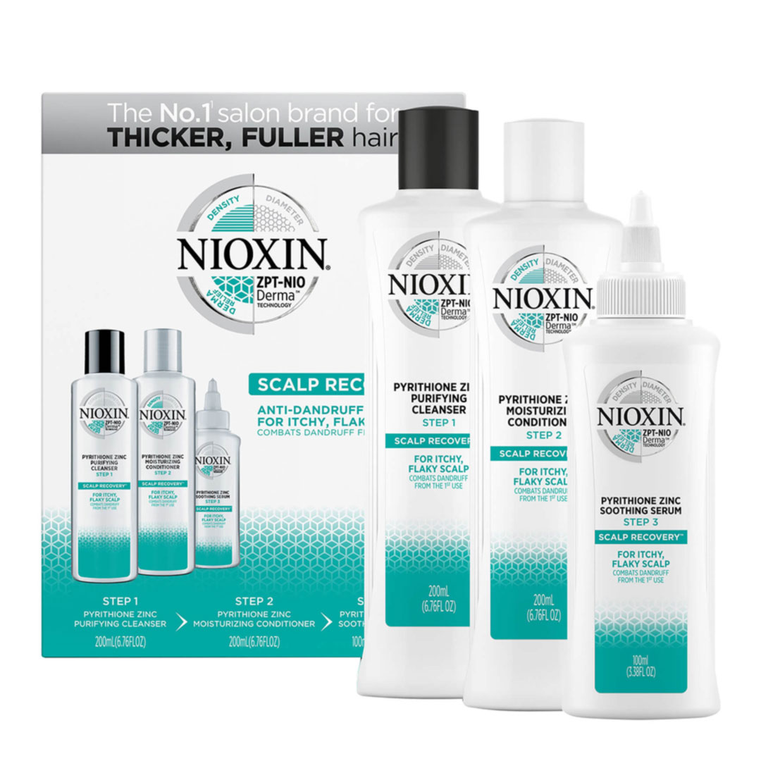 Nioxin kit de recuperación del cuero cabelludo - sistema anti-caspa