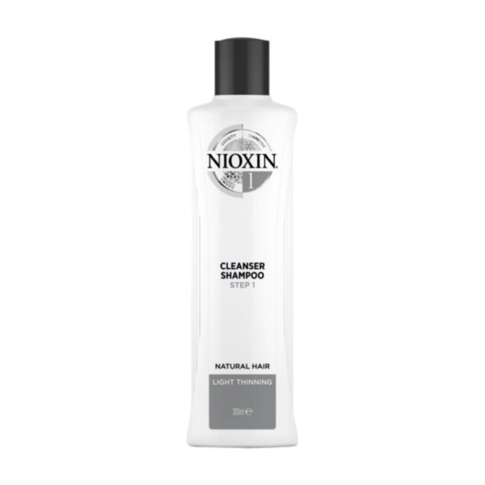 Nioxin champô System 1 - cabelo natural com perda ligeira