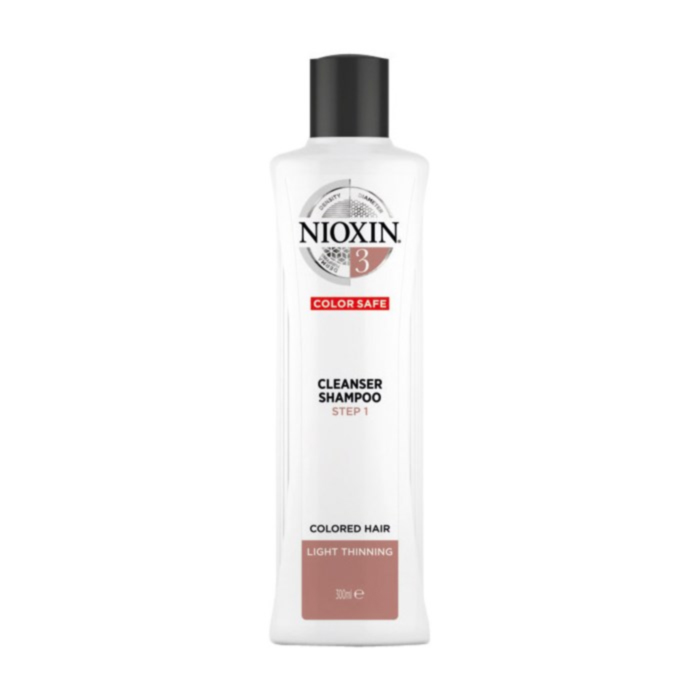 Nioxin champú System 3 - cabello teñido con ligera pérdida de densidad