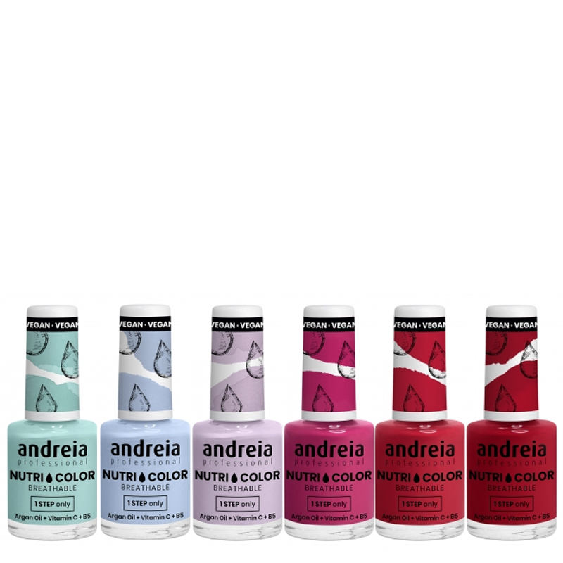 Andreia NutriColor coleção de verniz de unhas 33-38