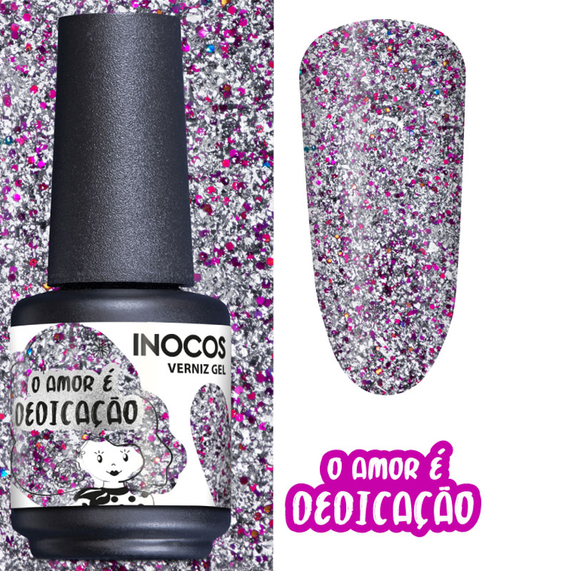 Inocos esmalte gel Amor é Dedicação