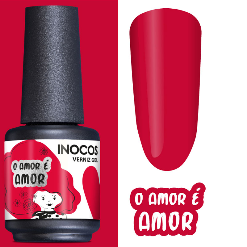 Inocos verniz gel Amor é Amor