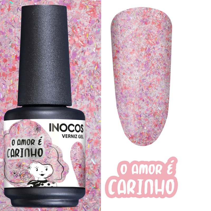 Inocos esmalte gel Amor é Carinho