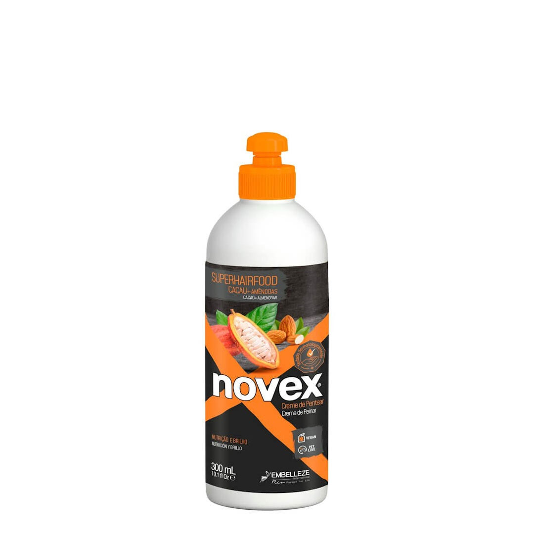 Novex SuperHairFood creme de pentear cacau e amêndoas
