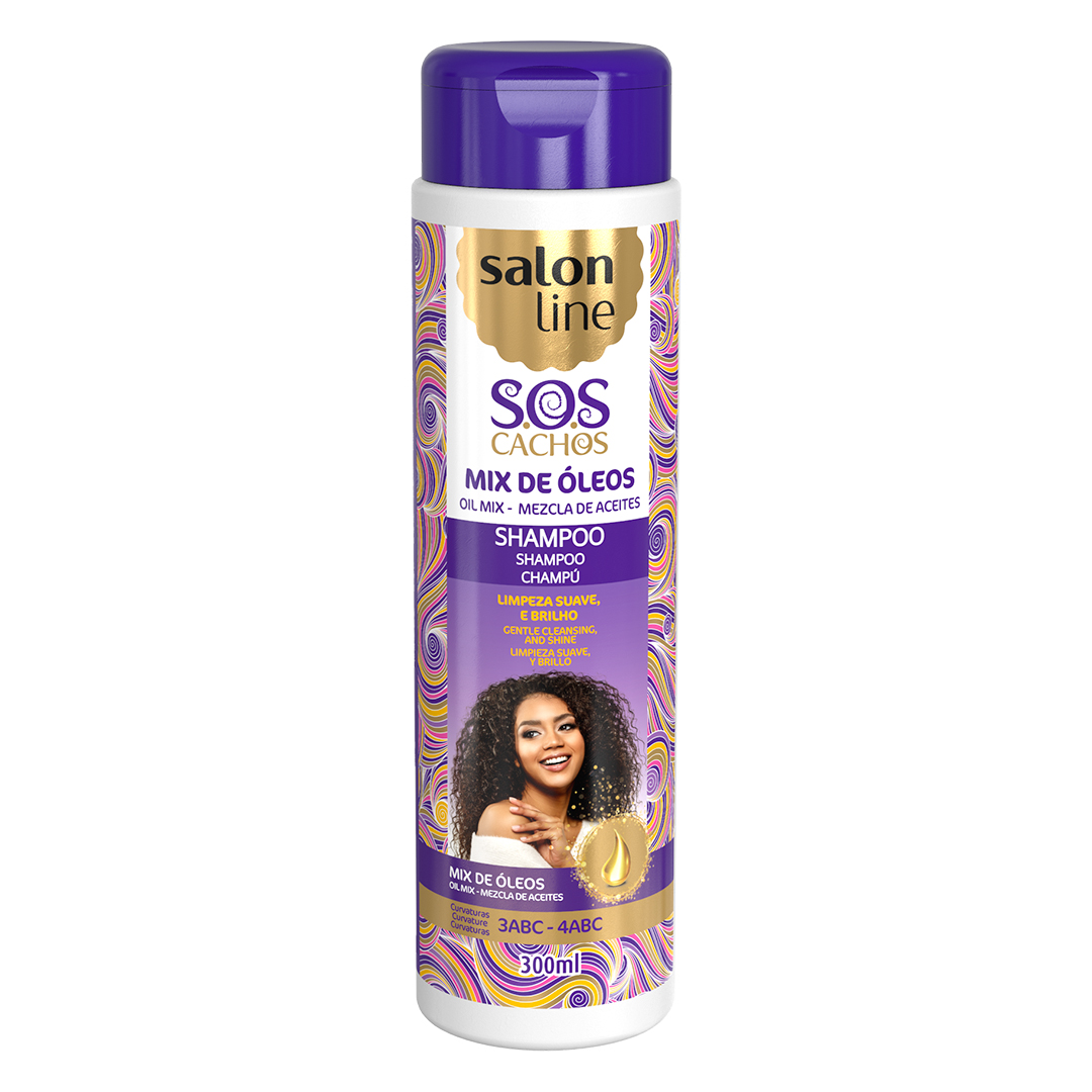 Salon Line SOS champú mix aceites nutritivos