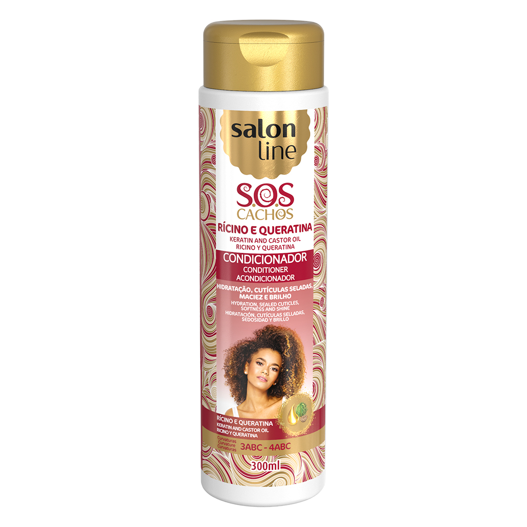 Salon Line SOS condicionador ricino e queratina