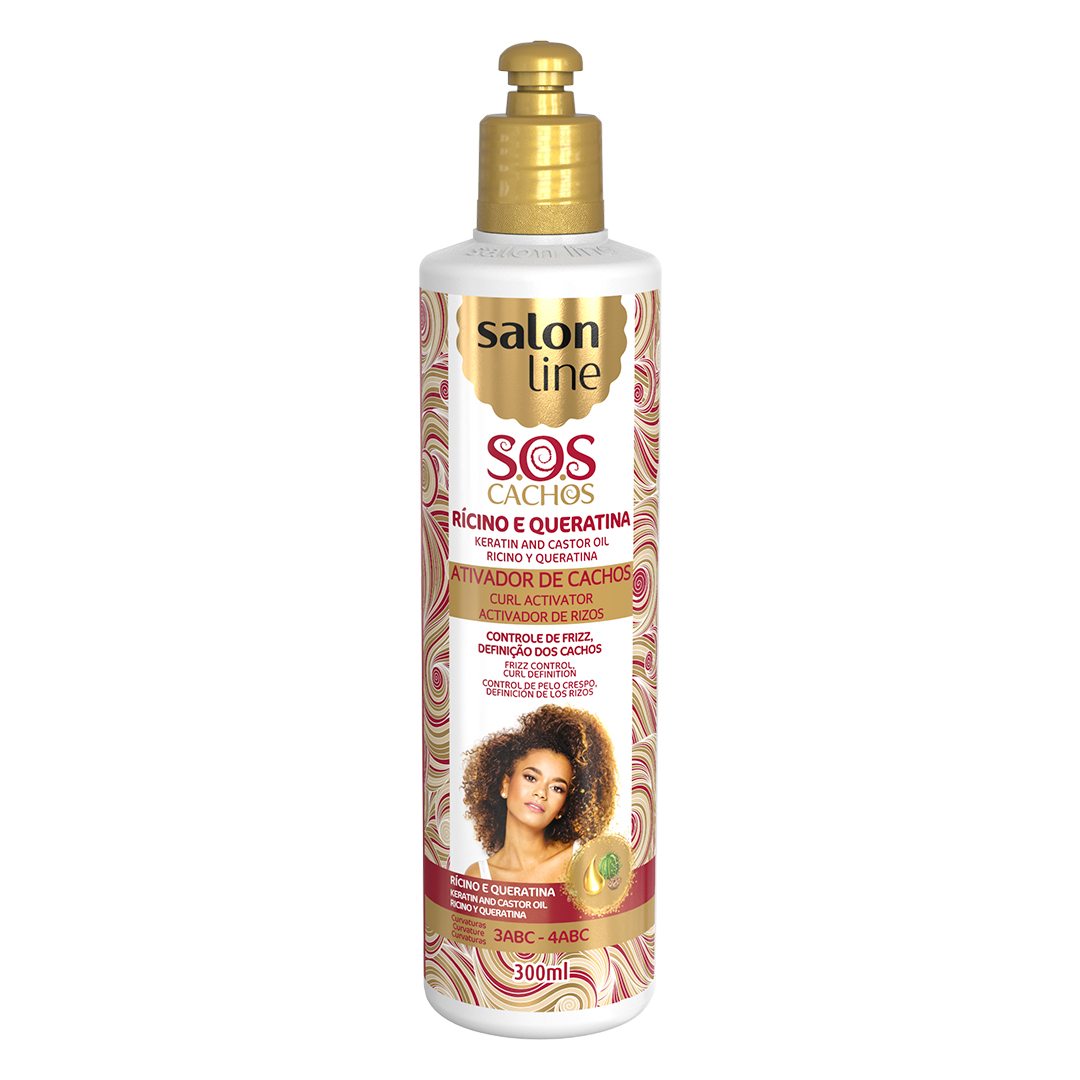 Salon Line SOS activador rizos ricino y keratina