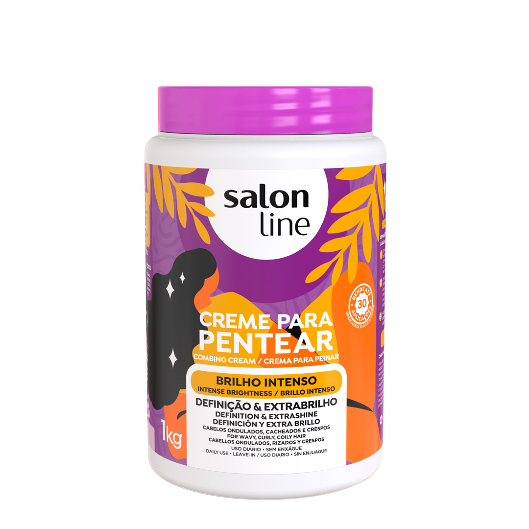 Salon Line crema para peinar brillo intenso