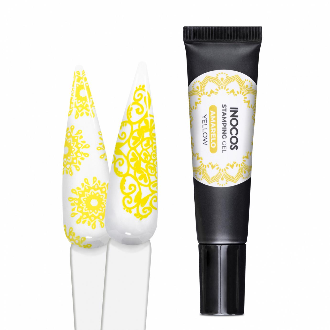 Inocos Stamping Gel para unhas nº9 amarelo